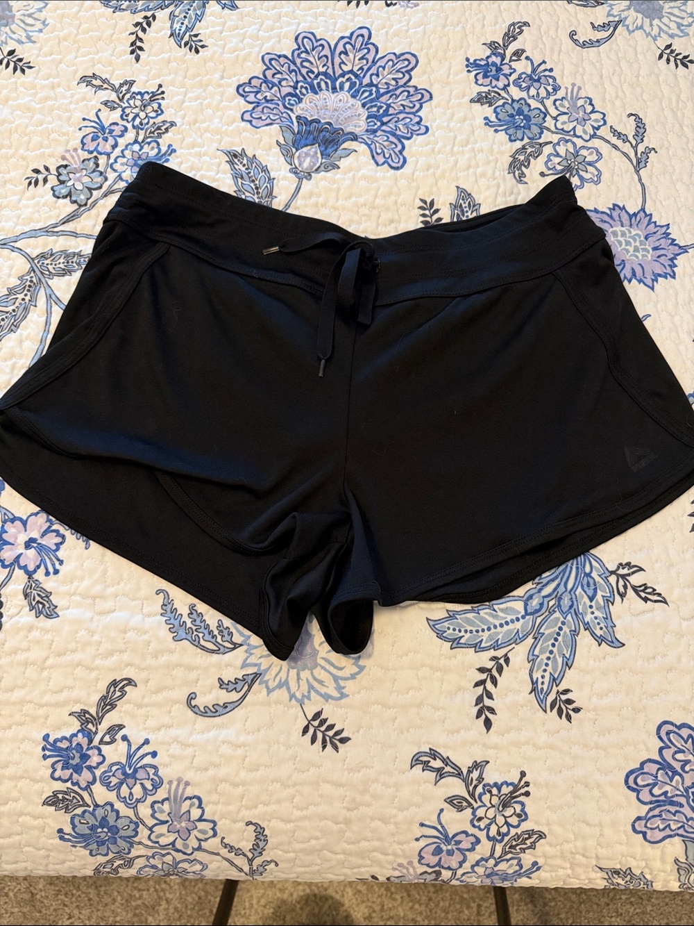 RBX Black Women's Athletic Shorts with Drawstring